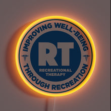 Charger l&#39;image dans la galerie, RGB Neon Sign Celebrating Recreational Therapy Professionals Throughout Their Journey