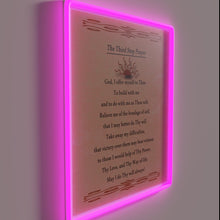Charger l&#39;image dans la galerie, Scriptural Guidance in Bright Neon Lighting for Faithful Home Decor