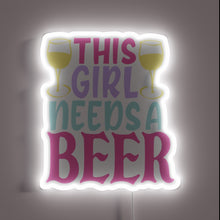 Charger l&#39;image dans la galerie, Fun and quirky neon sign for any beer lover&#39;s space.