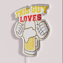 Charger l&#39;image dans la galerie, Personalized Neon Bar Sign for Beer Lover&#39;s Home Decor Inspiration
