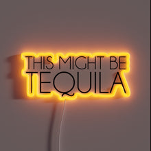 Charger l&#39;image dans la galerie, Vibrant neon Tequila RGB LED Sign for Cocktail Bar Decor