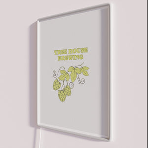 Three House Brewing Company Custom RGB Colorful Neon Sign Artwork