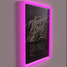 Charger l&#39;image dans la galerie, Electric highway nostalgia in vibrant RGB neon light display