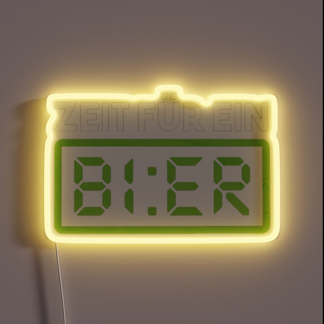 Neon Beer Sign Illuminates Your Bar with Vibrant RGB Lighting