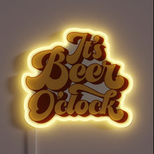 Charger l&#39;image dans la galerie, Fun and colorful beer-themed LED sign for your man cave.