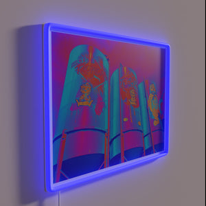 Add vibrant glow of Tiny Rebel Brewery to your space.
