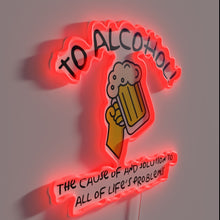Charger l&#39;image dans la galerie, Welcome to the bar, where every night is lit.