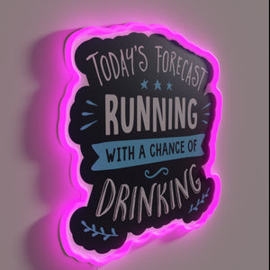 Whimsical weather forecast with a side of cocktails and fun