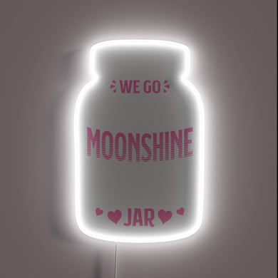 Moonlight distillery in a mason jar, a rebellious spirit shines