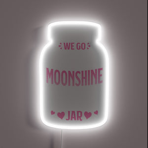 Moonlight distillery in a mason jar, a rebellious spirit shines