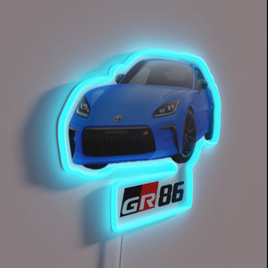 Add vibrant glow to your garage with Toyota GR 86 pride.