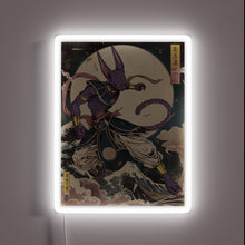 Charger l&#39;image dans la galerie, Vibrant neon illumination for the God of Destruction&#39;s beer enthusiast