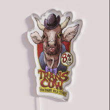 Charger l&#39;image dans la galerie, Neon Cows in Rainbow Colors RGB Sign for Interior Decoration