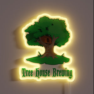 Radiant Neon Sign for Tree House Brewing Enthusiasts Everywhere
