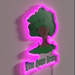 Vibrant neon sign illuminates enthusiasm for craft beer enthusiast culture.