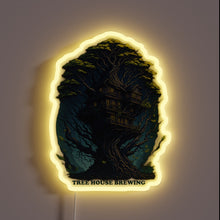 Charger l&#39;image dans la galerie, Elevate your space with vibrant color-changing Tree House Brewery signage