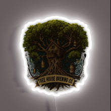 Charger l&#39;image dans la galerie, RGB illuminated Tree House Brewing Company logo beer bar sign
