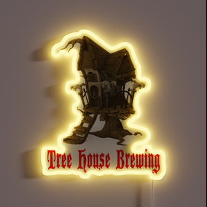Vibrant Nature-Inspired RGB Neon Sign for Tree House Brewing Enthusiasts
