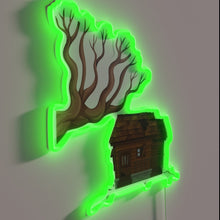 Charger l&#39;image dans la galerie, RGB Illuminated Sign Featuring a Treehouse Brewery Logo Design