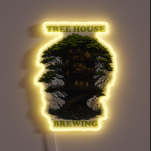 Charger l&#39;image dans la galerie, RGB Neon Sign with customizable color options for Treehouse Brewing