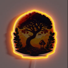 Charger l&#39;image dans la galerie, RGB Neon Sign: Vibrant Holographic Lighting for Tree House Brewery Fans