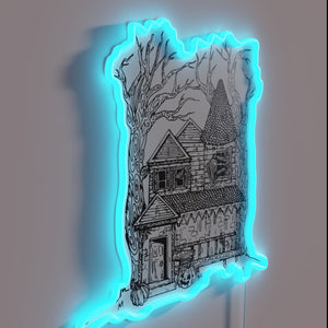 RGB Neon Sign for Treehouse Brewery's Cozy Woodland Vibe Atmosphere