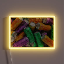 Charger l&#39;image dans la galerie, RGB Neon Sign Displaying Colorful Vibrant Beer-Themed Design Artwork