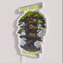 Charger l&#39;image dans la galerie, RGB Neon Tree House Brewing Sign Bar Decoration Light Up