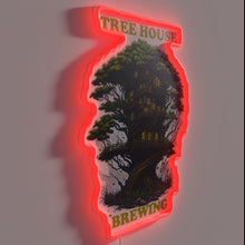 Charger l&#39;image dans la galerie, RGB color shifting tree house brewery neon sign decoration art