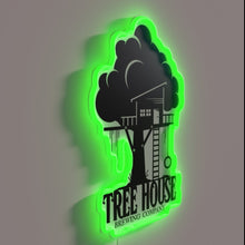 Charger l&#39;image dans la galerie, RGB Neon Sign with Treehouse Brewing Logo Design Illumination Concept