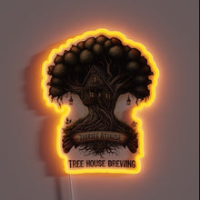 Charger l&#39;image dans la galerie, RGB Illuminated Neon Sign for Beer Lovers and Treehouse Enthusiasts