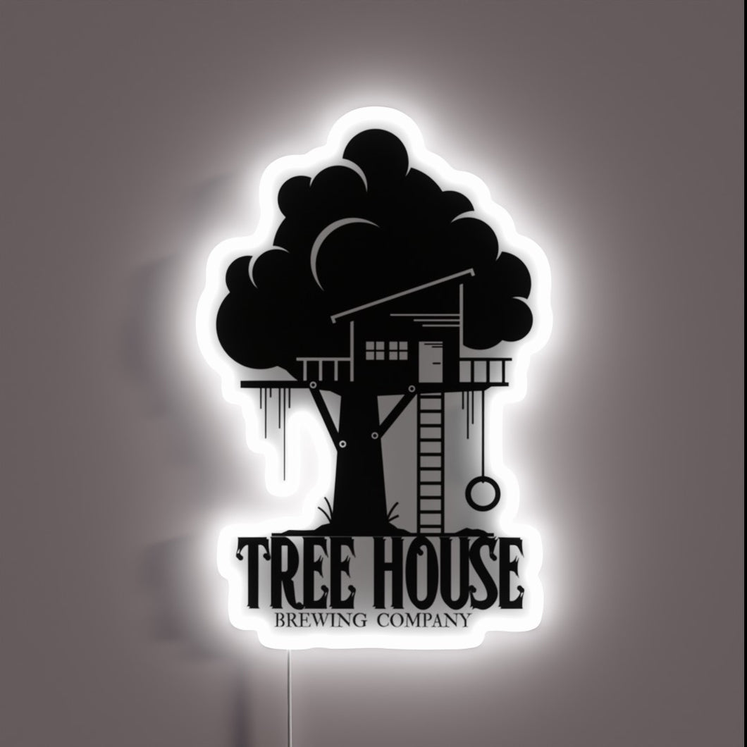 RGB LED Neon Sign, Color-Changing Tree House Brewing Brand Display