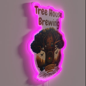Welcome to Tree House Brewing, neon beer bar sign