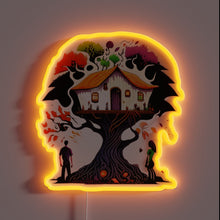 Charger l&#39;image dans la galerie, RGB glowing lighted neon sign for brewery ambiance decoration.