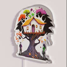 Charger l&#39;image dans la galerie, RGB Colorful Neon Wall Sign Treehouse Brewery Logo Decoration Lighting