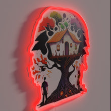 Charger l&#39;image dans la galerie, Neon Sign with Color-Changing RGB Letters: Tree House Brewing Co Logo