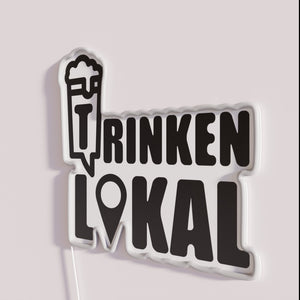 Vibrant Colorful Trinket Neon Sign featuring Locally Sourced Design