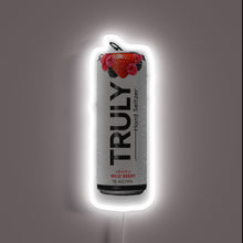 Charger l&#39;image dans la galerie, Truly Wild Berry hard seltzer can neon sign.
