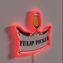 Charger l&#39;image dans la galerie, Add Vibrant Touch with Our RGB Neon Tulip Sign