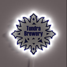 Charger l&#39;image dans la galerie, RGB Neon Sign Art Featuring Tundra Brewery&#39;s Iconic Brand Emblem