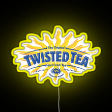 Charger l&#39;image dans la galerie, Twisted tea RGB neon sign yellow