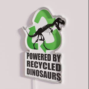 Retro Dinosaur Inspired LED Neon Sign for Science Nerd Decor