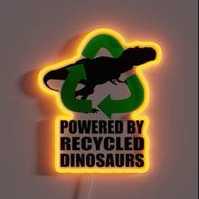 Charger l&#39;image dans la galerie, Dinosaurs meet high-tech glamour with this vibrant, customizable neon sign.