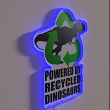 Charger l&#39;image dans la galerie, Dinosaur inspired LED neon art light for modern home decor.