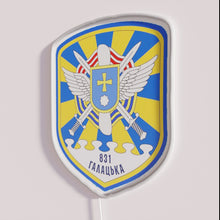 Charger l&#39;image dans la galerie, Ukraine Air Force 831st Tactical Aviation Brigade Customizable Neon Sign Decor