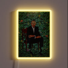 Charger l&#39;image dans la galerie, Unframed Neon Art Piece Depicting Former U.S. President Barack Obama