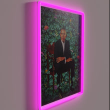 Charger l&#39;image dans la galerie, Neon Sign of President Barack Obama in Vibrant Smithsonian Colors