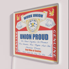 Charger l&#39;image dans la galerie, Union Pride Genuine Neon Sign with Vibrant RGB Colorful Lighting Effect