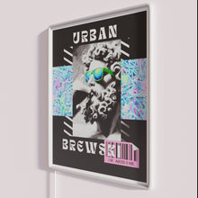 Charger l&#39;image dans la galerie, Urban coffee shop decor with customizable RGB color changing neon sign