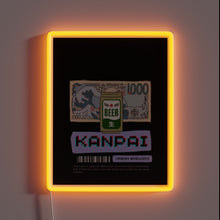 Charger l&#39;image dans la galerie, Eye-catching Urban Brewski bar decor with customizable colorful LED lighting.